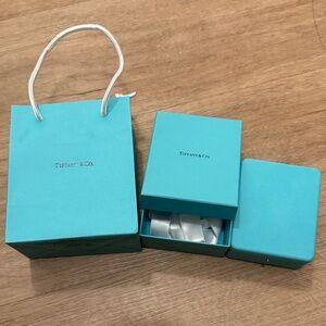Tiffany & Co. Turquoise Box and Bag Set